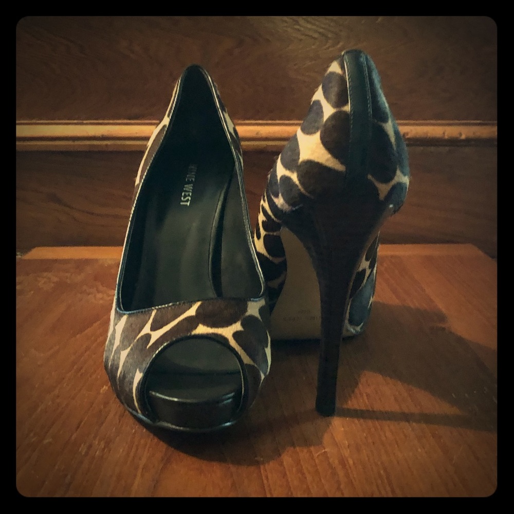 Nine West Animal Print Heels in Pony